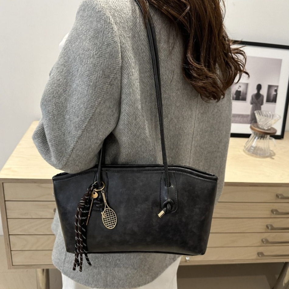 Luxury Bags Supplier - Retro PU Leather Tote Bag Luxury