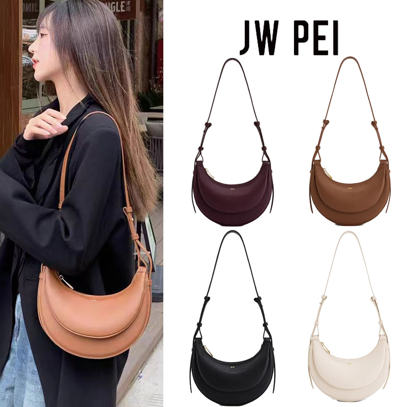 Luxury Designer Bags Ysl - JW PEI2026 Women's Half Moon Crossbody