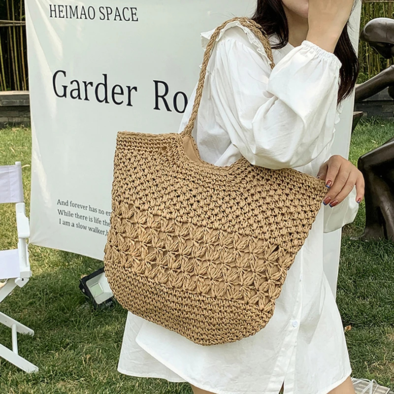 Luxury Bags Supplier - Casual Design Straw Weave Bags Trend
