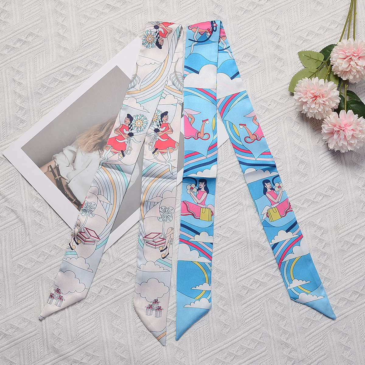 Luxury Bags Made - Women Hair Scarf 2024 New Brand