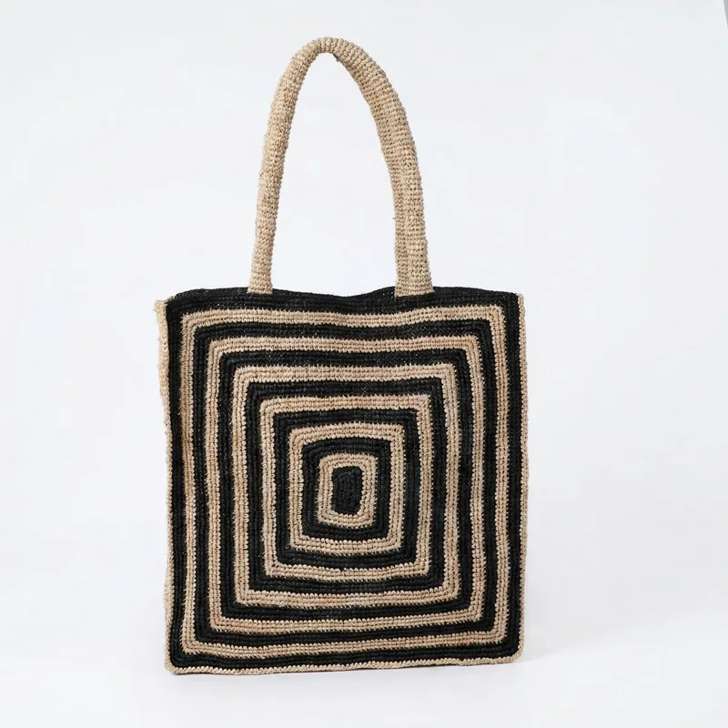 Luxury Bags & Leather Repair Of Atlanta Photos - Striped raffia woven straw bag luxury