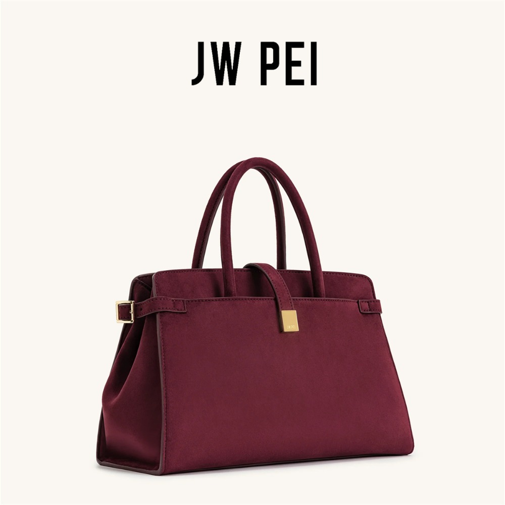 Luxury Designer Bags Ysl - JW PEI Saige Faux Suede Briefcase