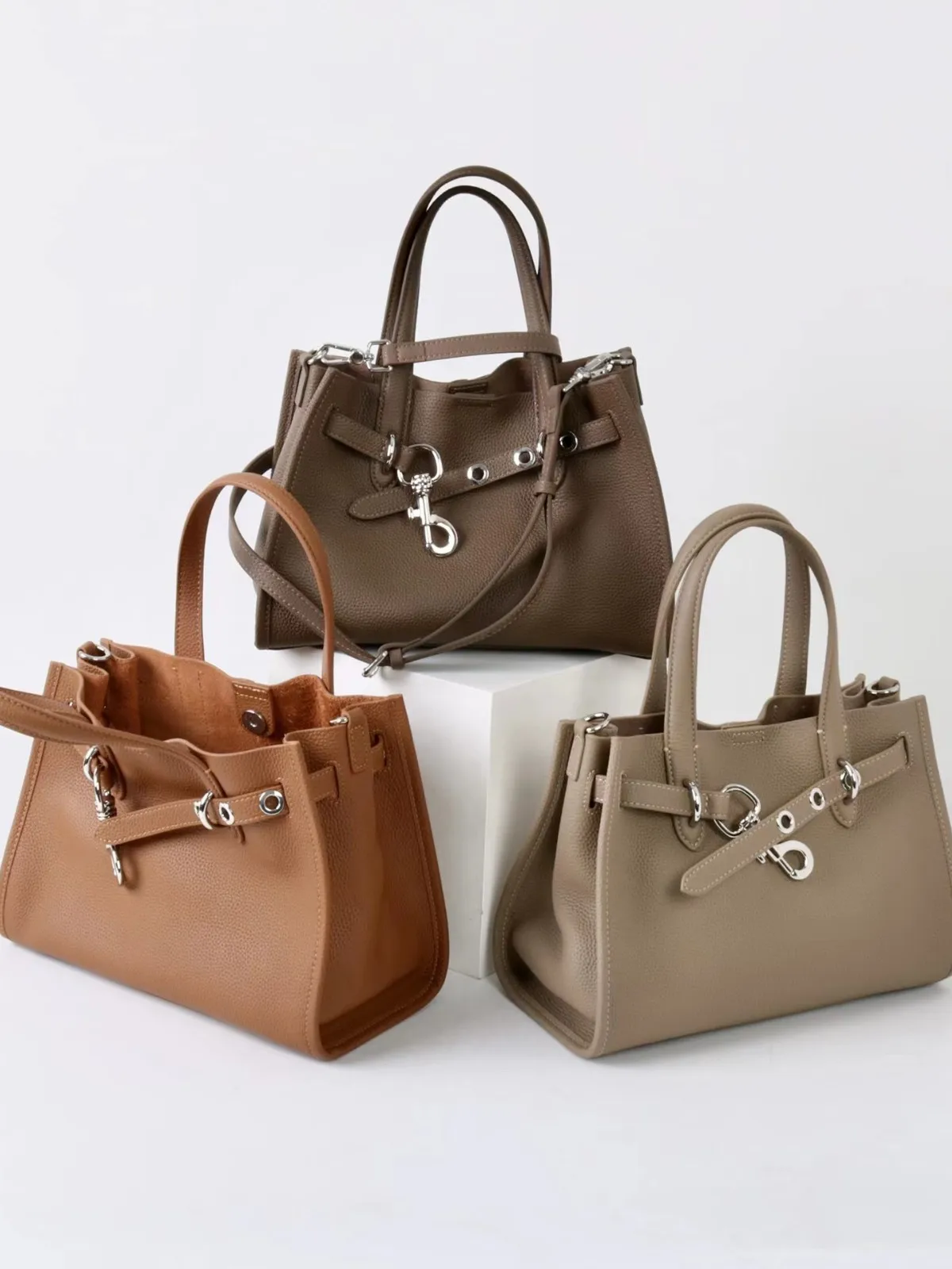 Luxury Designer Bags Ysl - 2026 Genuine Leather Tote Bag for