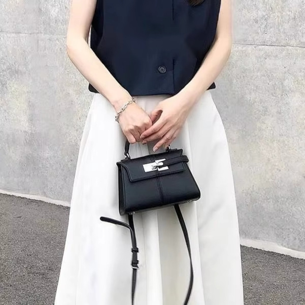2025 Trapezoidal Leather Women - Luxury Designer Bags Ysl avis et prix