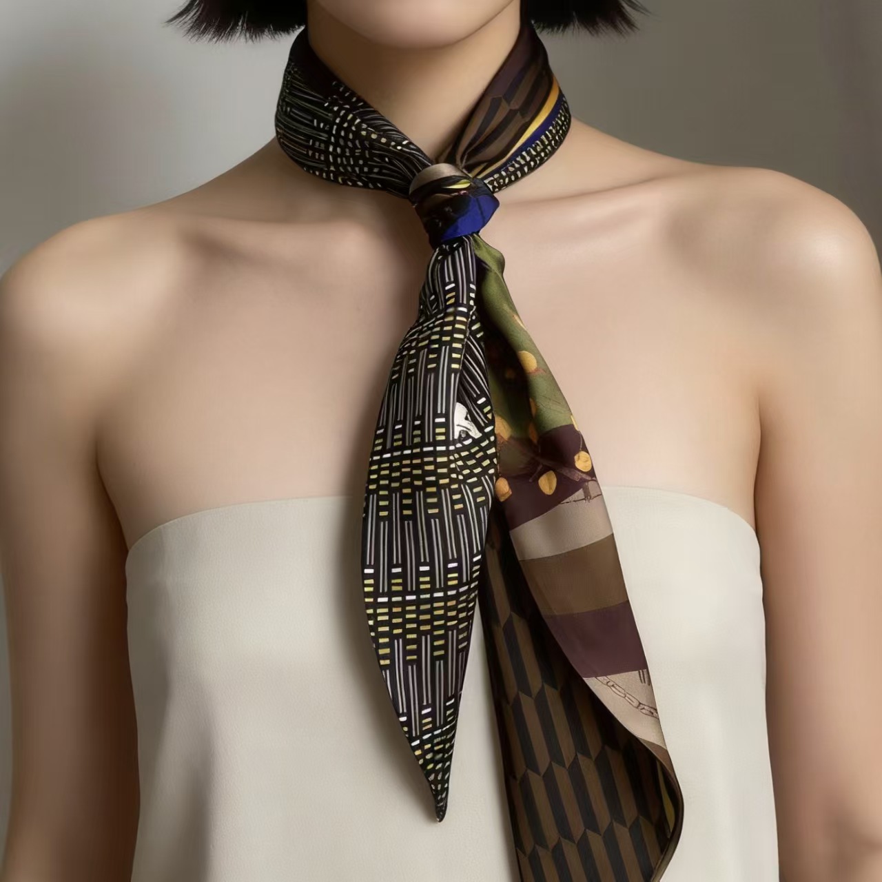 Luxury Print Long Hair Ribbon  - Luxury Bags Supplier avis et prix