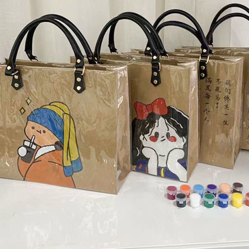 Calligraphy Paper Bag with Lea - Luxury Bags Hand Painted avis et prix