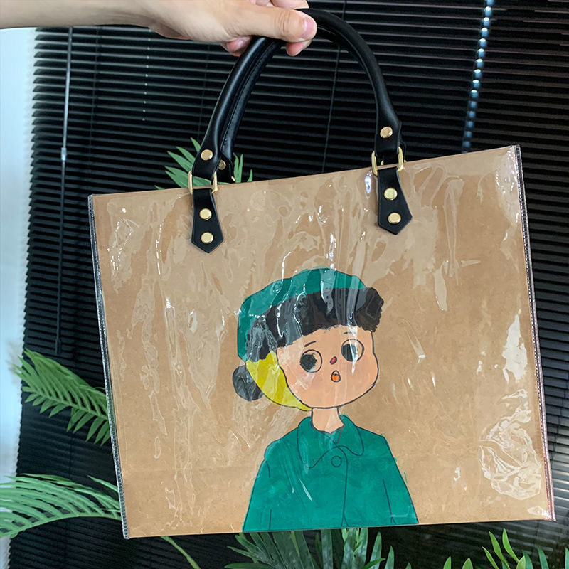 Calligraphy Paper Bag with Lea - Luxury Bags Hand Painted avis et prix