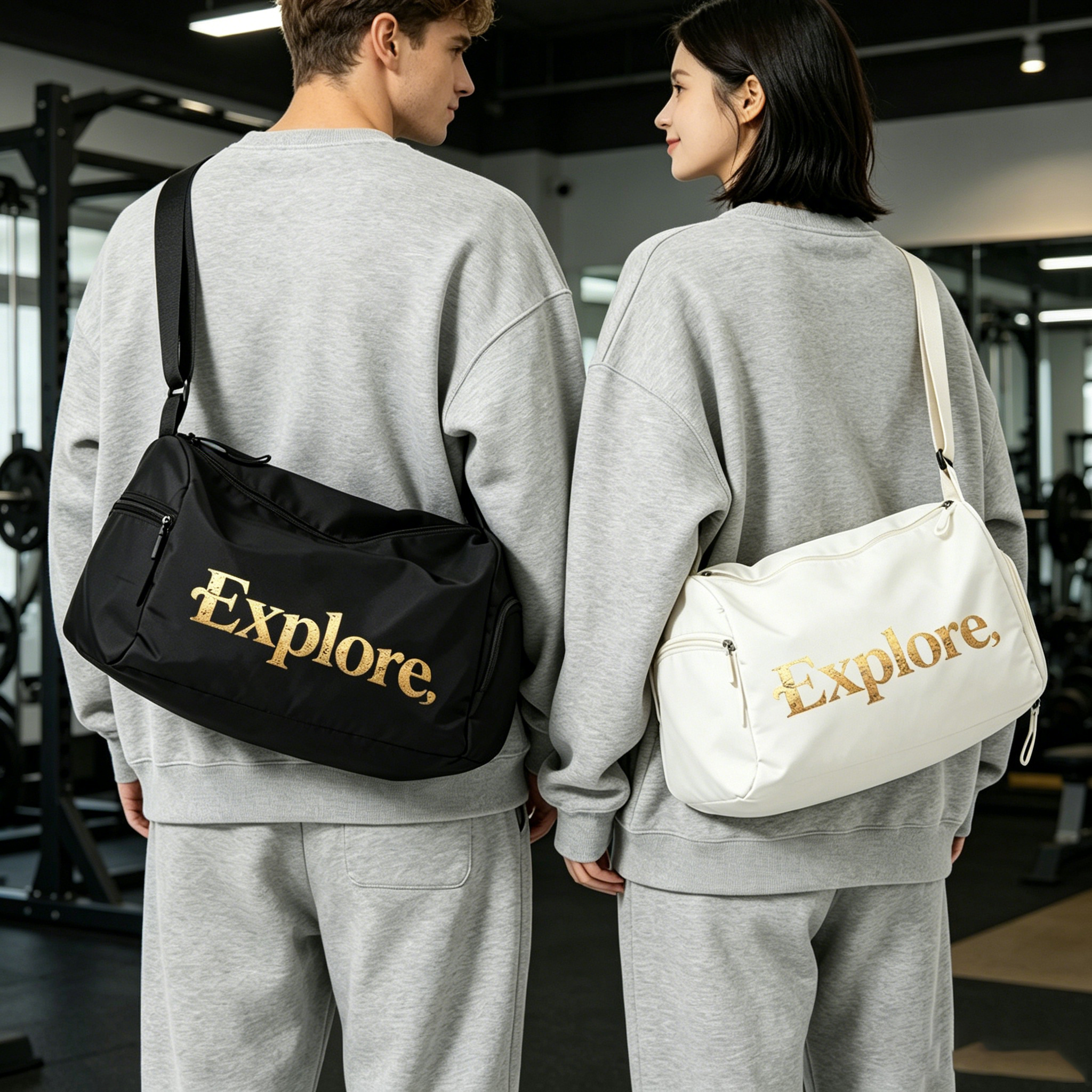 Nature Print Oxford Fitness Ba - Weekender Bag Duffle avis et prix