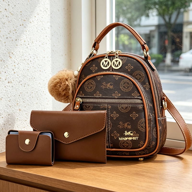 3-piece women's bag set, light - Luxury Bags & Leather Repair Of Atlanta Photos avis et prix