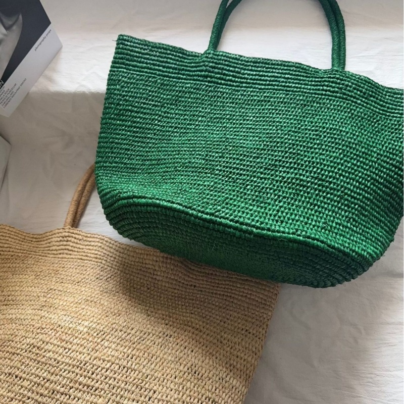 Cute Green Rattan Tote Bag – H - Luxury Bags Green avis et prix