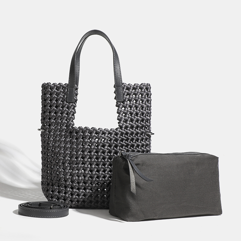 Luxury Neoprene Woven Tote Han - Luxury Bags Medium Size avis et prix