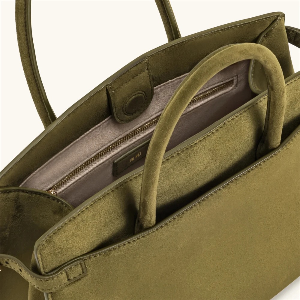 JW PEI Saige Faux Suede Briefc - Luxury Designer Bags Ysl avis et prix