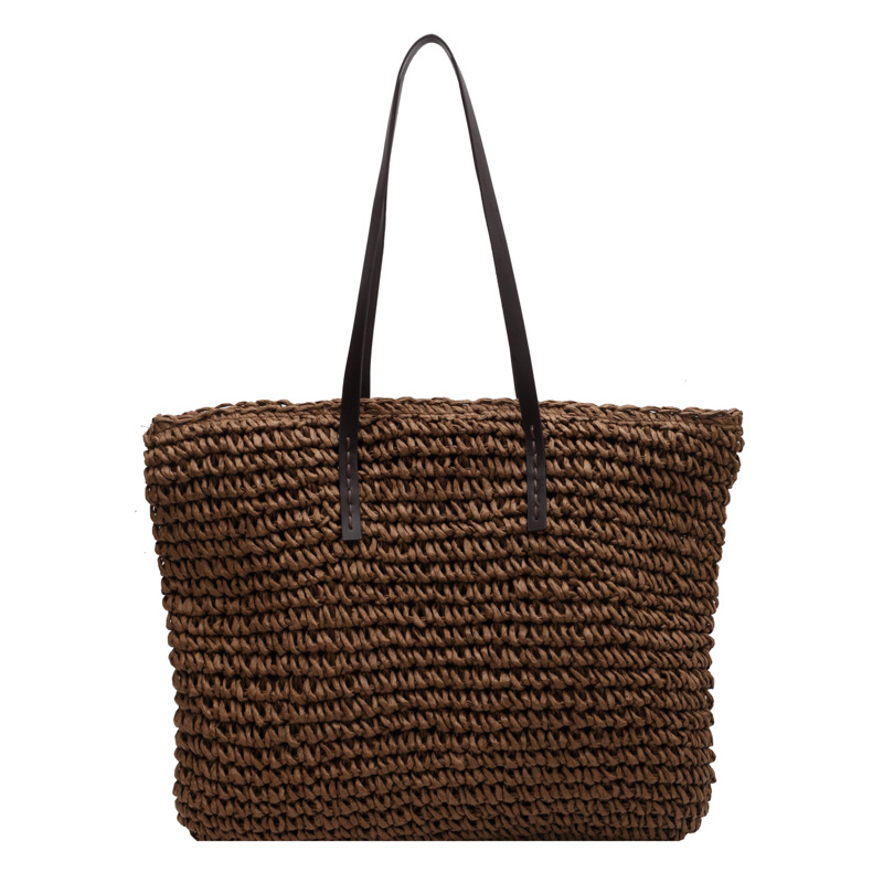 Straw Woven Tote Bags Casual L - Luxury Bags Made avis et prix