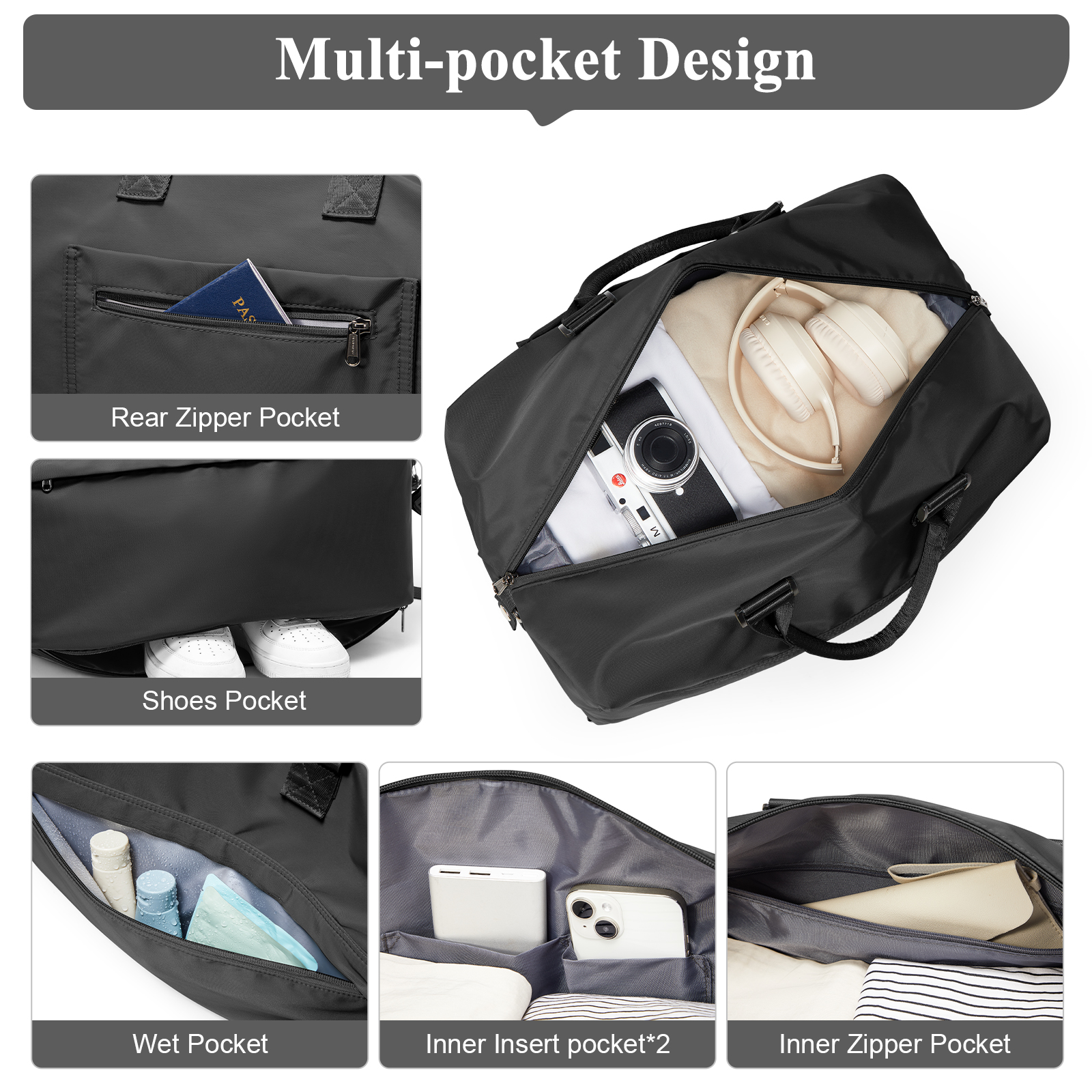 Foldable Travel Bag Large Spor - Weekender Bag Duffle avis et prix