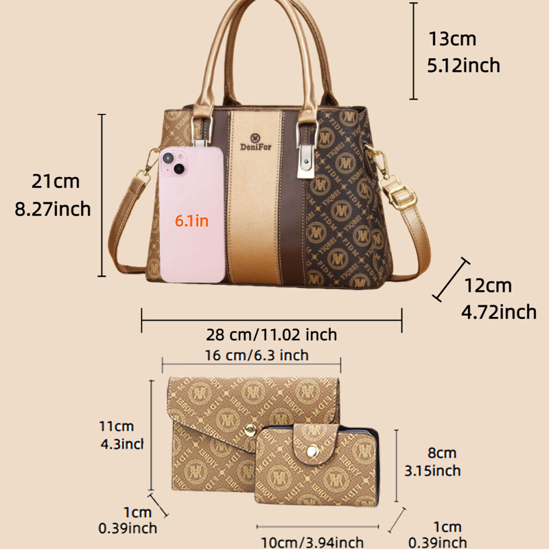 3-piece set of women's handbag - Luxury Bags & Leather Repair Of Atlanta Photos avis et prix
