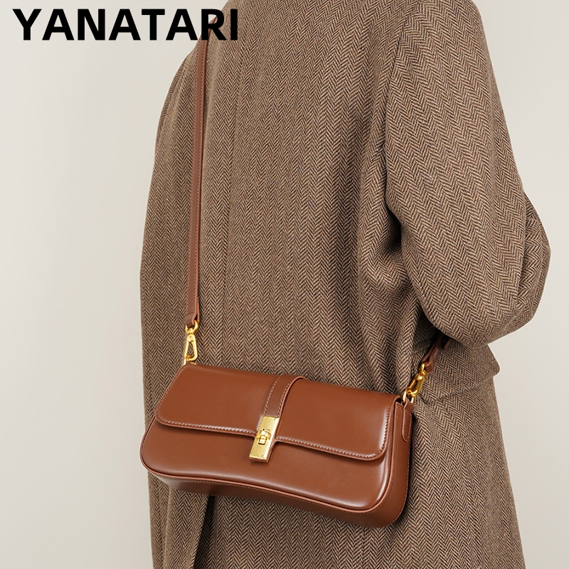 YANATARI underarm cowhide Genu - Luxury Designer Bags Ysl avis et prix