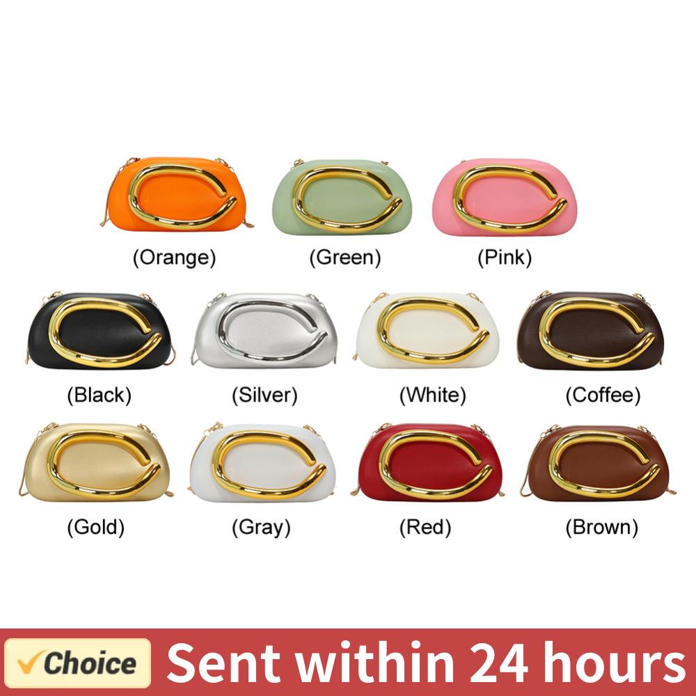 Women PU Leather Metal Handle  - Luxury Bags Medium Size avis et prix