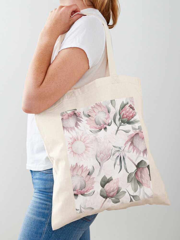 Hand Painted Protea Watercolor - Luxury Bags Hand Painted avis et prix