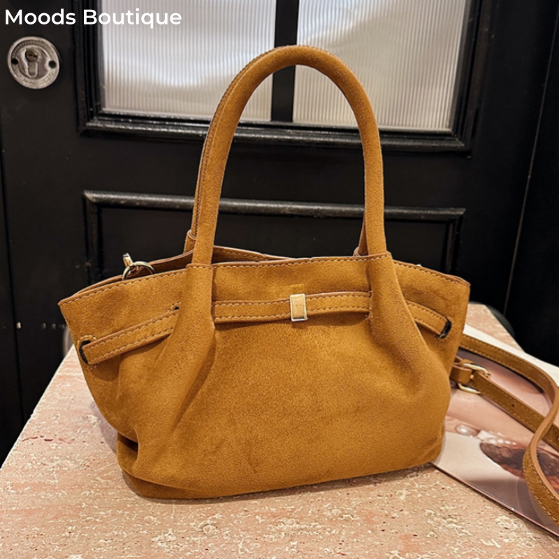 MOODS Burgundy Round Top-handl - Luxury Bags Medium Size avis et prix