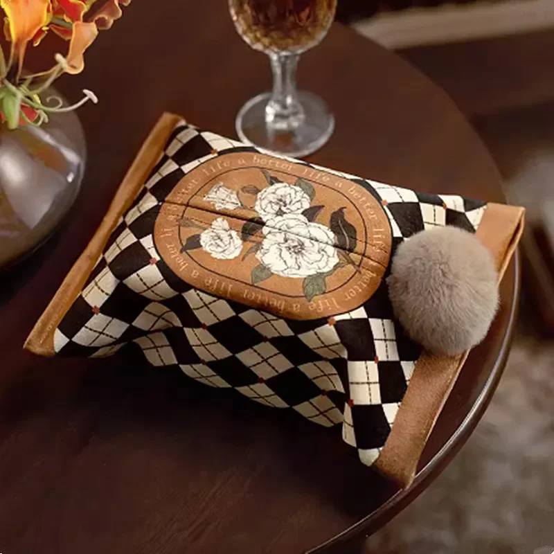 Light Luxury Tissue Box, Retro - Luxury Bags Hand Painted avis et prix